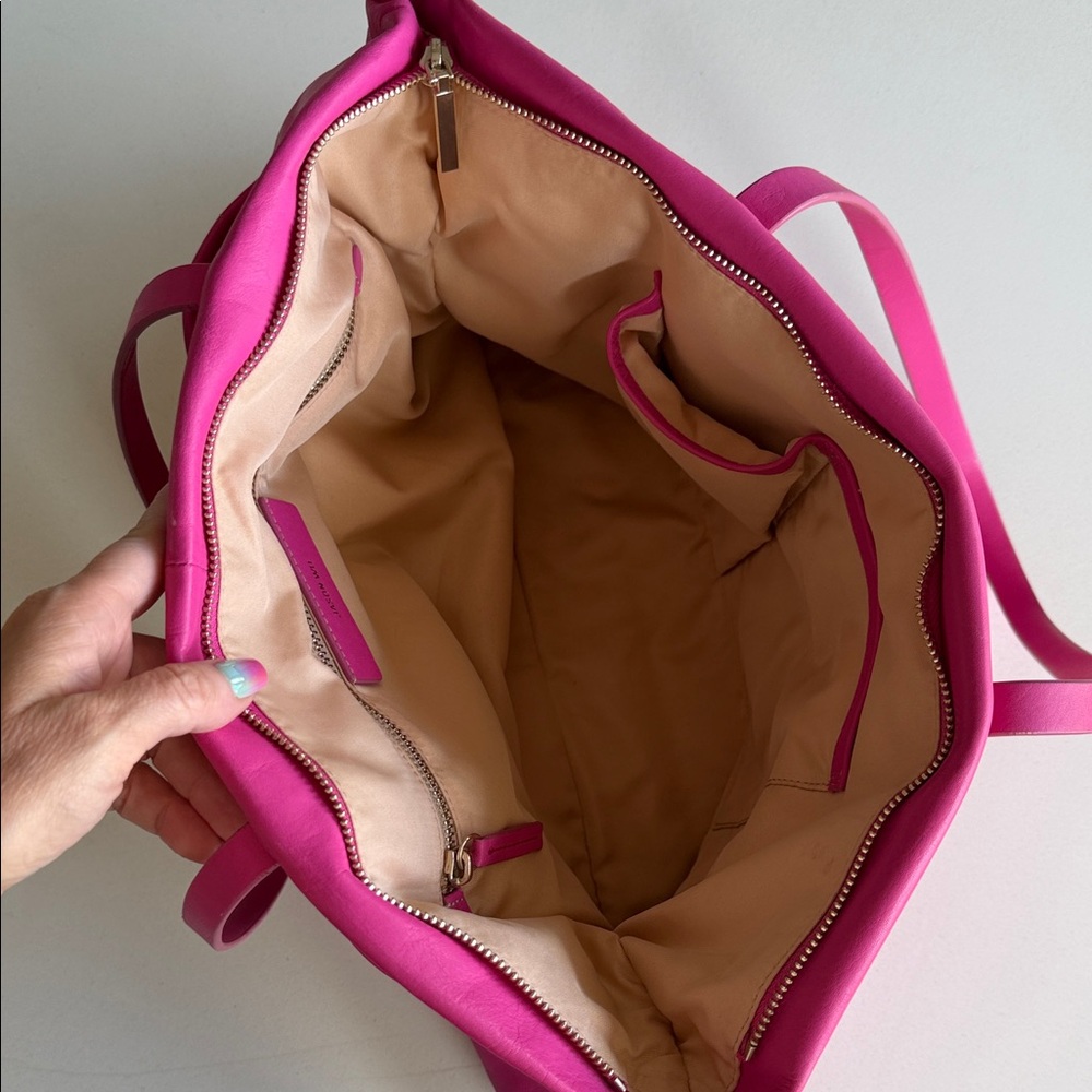 Jason Wu Fuchsia Leather Tote - Picture 4 of 4